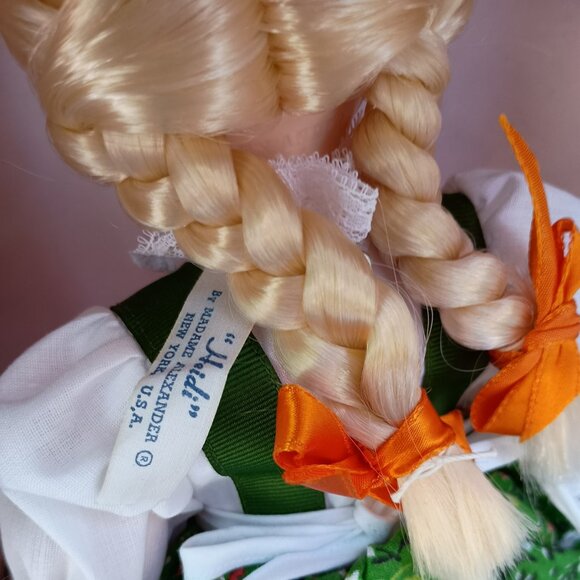 Heidi Madame Alexander Doll W Hat, Shoes 1980s Vintage 14" Tall #1580 - Picture 4 of 7